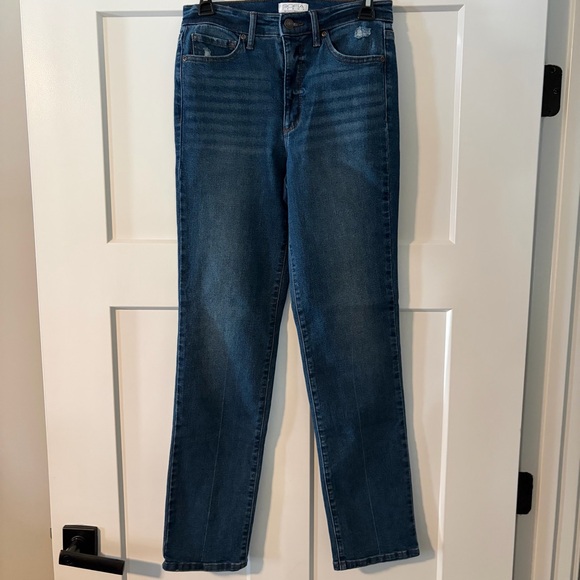 Sofia Vergara Eden 90’s Straight High Rise Jeans EUC - Picture 7 of 8
